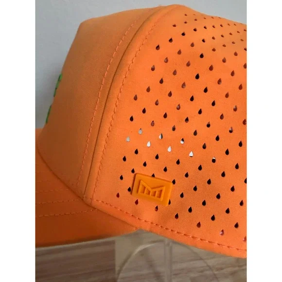 Melin Odyssey Hydro Neon Collection Hat Orange Have More Fun Snapback Mens Cap